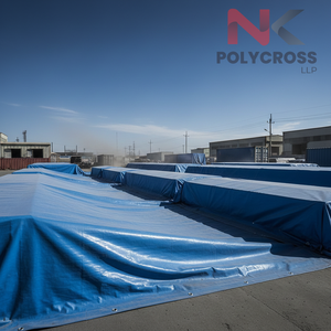 Bâche robuste sur mesure, résistante et imperméable, en polyéthylène, pour la construction, l'agriculture et l'exportation à grande échelle - Product Image 4