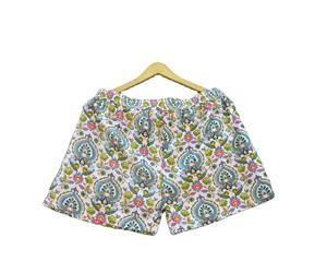 Pantalones cortos estampados de bloque de mano informales con estilo unisex suaves y cómodos con calzoncillos bóxer elásticos y con cordón - Product Image 1