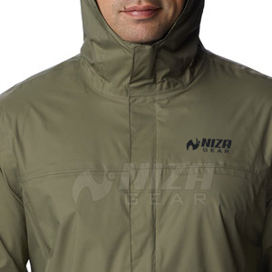 ผู้ผลิตมืออาชีพ รับผลิตเสื้อกันฝนฤดูหนาวสำหรับผู้ชายแบบสั่งทำพิเศษ เป็นมิตรกับสิ่งแวดล้อม ระบายอากาศได้ดี คอตั้ง พร้อมโลโก้ด้านหน้า ขายส่ง - Product Image 5