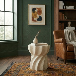 Mesa de Centro Moderna de Piedra, Diseño Contemporáneo, Muebles Hechos a Mano para Sala de Estar - Product Image 5