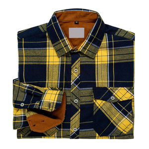 Chemise en flanelle de qualité supérieure pour homme, manches longues, décontractée, à carreaux, printemps-automne, pour garçons adultes - Product Image 3
