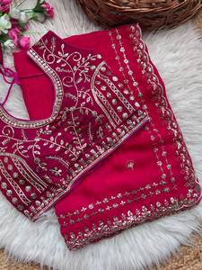 Designer Embroidered <b>Saree</b> Readymade Fancy Party Wear Silk Heavy Thread Sequins Work Ethnic Wear Women Modern Winter Summer - Product Image 1