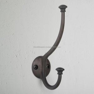 Multifunctional Style Brass Hook Wall Mount Luxury Hook For Cloths Hardware Item <b>Cupboard</b> Shelve Door Mounted Hooks - Product Image 5
