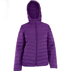 Women's Winter Warm Puffer Jackets Breathable with Shiny Light Zipper Closure Printed Pattern Street Style Women - Product Image 6