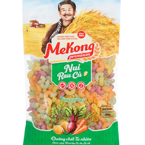 Premium Vegetable Short Rice Macaroni 200g Healthy Gluten Free Rice <b>Pasta</b> Vietnam OEM ODM Supplier - Product Image 1