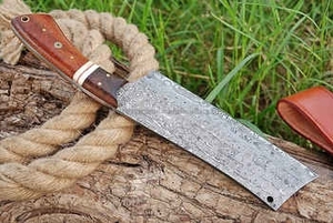 Best-Selling Japanese Style 8 Inch Eco-Friendly Damascus Steel <b>Kitchen</b> Cleaver <b>Knife</b> Rosewood Handle VG10 Blade Factory Direct - Product Image 4