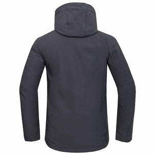Veste d'extérieur pour homme, imperméable, softshell, à capuche, pour le camping, manteau d'hiver, veste softshell en nylon pour l'hiver - Product Image 3