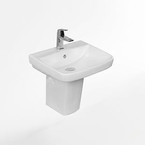 Ensemble d'évier mural moderne Fabino avec fonction de nettoyage facile et garantie de 5 ans - Product Image 1