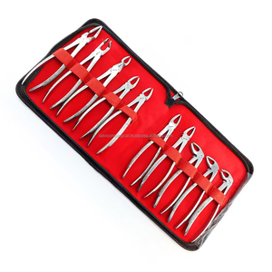 Dental forceps for adult tooth extracting forceps Set dental instruments set of 10 pieces <b>suit</b> for adult teeth forceps dental - Product Image 4
