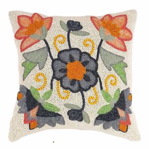 Fundas de Cojín Cuadradas Modernas de Alta Calidad con Diseño Floral y Cuentas de Vidrio para Sofá, Cama, Decoración del Hogar - Product Image 2