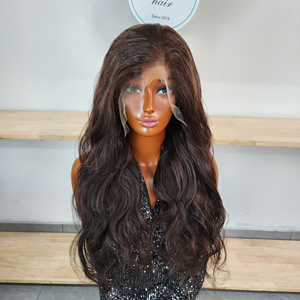 วิกผมลอนธรรมชาติแบบไม่ผ่านกระบวนการ 20 นิ้ว 5x5 Closure Hd lace wig ผมเวียดนามแท้จากผู้ขายโดยตรง แบบ Super Double Drawn - Product Image 1