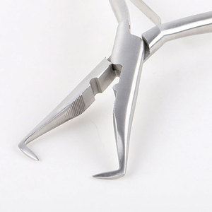 BEST ELECTRO SURGICAL Pince de retrait d'anneaux couleur or ultime, outils de pose d'extensions capillaires à maintien robuste pour usage commercial, en acier inoxydable - Product Image 3