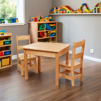 Vente en gros ensemble de meubles modernes pour apprendre à dessiner pour enfants table d'art en bois pour enfants avec chaises bureau d'étude