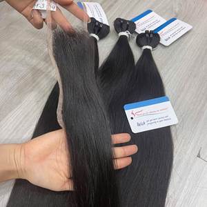 Cierre de Encaje HD de la Mejor Calidad, Suave y Liso, Cutícula Alineada, Sin Caída, Cabello Humano Vietnamita 100% Natural - Product Image 5