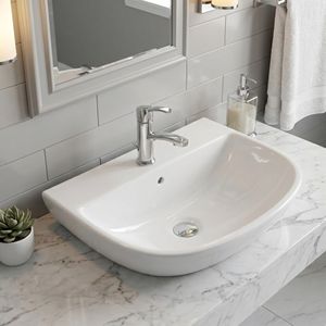 Lavabo sur comptoir écologique Saltos pour hôtels et villas - Product Image 2