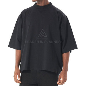 เสื้อยืดทรงบ็อกซี่แขนสั้นผู้ชาย ดีไซน์ใหม่ คุณภาพสูง ผ้าฝ้าย 100% ระบายอากาศ แห้งเร็ว ขายส่ง - Product Image 2
