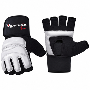 Gants de MMA en cuir de haute qualité à demi-doigts pour l'entraînement de boxe, légers et respirants - Product Image 3