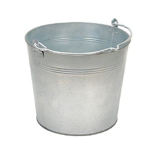 Cubos de hierro galvanizado de diseño vintage de alta calidad con asa para decoración del hogar y jardín, tamaño y forma personalizados - Product Image 3