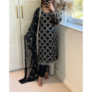 Presentamos el nuevo diseñador Long Top , Pant and Dupptta In Fancy Style 2017 - Product Image 2