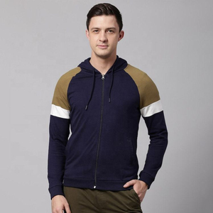 Sudadera con capucha informal de algodón para hombre, con cremallera completa, ligera, estilo urbano, para otoño e invierno - Product Image 6