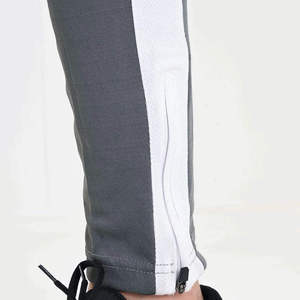 Pantalon de survêtement gris pour homme avec taille élastique et cordon de serrage, rayures latérales, décontracté, léger, séchage rapide, idéal pour le printemps - Product Image 4
