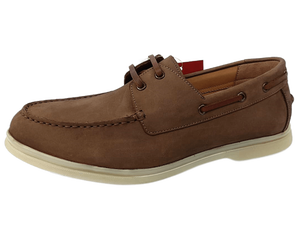 Mocasines de Ante Marrón Tabaco para Hombre, Zapatos de Oficina y Carrera, Cómodos, con Suela de Goma, Diseño de Tiras, Color Sólido, para Todas las Temporadas - Product Image 4