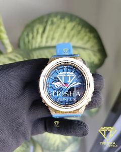 Premium VVS Moissanite Diamond Watch for Men 925 Sterling Silver Iced Out Christian Luxury <b>Wristwatch</b> - Product Image 3