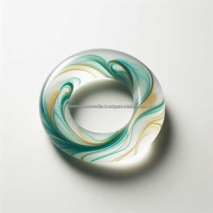 Collection of Explore Our Exclusive Artisanal Epoxy Resin Bangle <b>Bracelets</b> Showcasing Unique Vintage <b>Inspired</b> Designs in Rich - Product Image 3