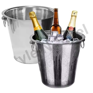Cubo de vino blanco para cubo de champán Enfriador de vino con soporte Precios bajos Vendedor superior a precio al por mayor Cubo de vino - Product Image 1