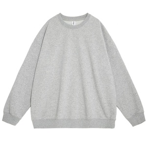 เสื้อสเวตเชิ้ตคอกลมผู้ชาย สีพื้น ทรงปกติ ผ้าถัก คอตตอน สวมใส่สบายๆ สำหรับฤดูใบไม้ร่วง แขนยาว - Product Image 4