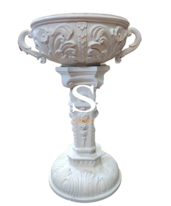 Garden Decoration Flower <b>Pot</b> for Artificial Flowers Lightweight Fiber Glass Modern Design - Product Image 1