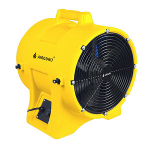 Langlebiges 12-Zoll-Industrie-Kunststoffgebläse mit 25-Fuß-Kanal Kompakter Speicher behälter Tragbare Axial-Luftbewegungsventilator-Belüftung - Product Image 3