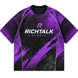 Camiseta de Cuello Redondo con Bordado Frontal para Hombre, Diseño Moderno, Color Personalizado, 100% Algodón, Alta Calidad, Uso Casual, Secado Rápido, Transpirable, Manga Corta - Product Image 1