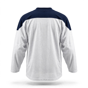 Maillot de hockey sur glace en maille 100% polyester, respirant, anti-UV, personnalisé avec le nom de l'équipe, nouveau style, OEM, professionnel - Product Image 2