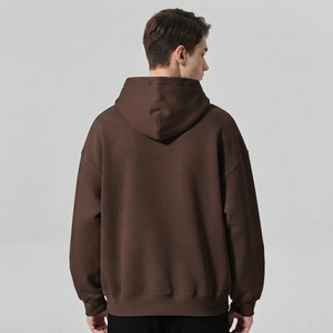 Men Custom Printed Hoodie Pullover Sweatshirt <b>Personalized</b> Logo Design With Kangaroo Pocket And Ribbed Hem - Product Image 6