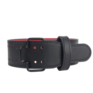 Ceinture de musculation en cuir robuste de 8 mm avec boucle inversée pour la musculation, les squats et l'entraînement de force - Product Image 3