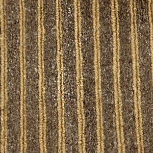 Tapis en laine tufté à la main marron moutarde à fines rayures dorées, moderne, antidérapant, écologique, épais, pour salon - Product Image 3