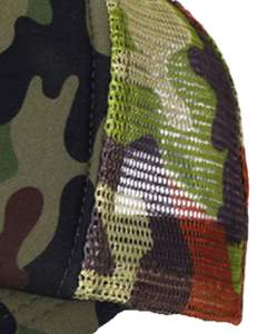 Gorra Trucker de Camuflaje Personalizada con Malla Trasera, Ajustable, Transpirable, de Poliéster, con Espuma Frontal, Logotipo Personalizado, Gorra de Béisbol en Blanco - Product Image 3