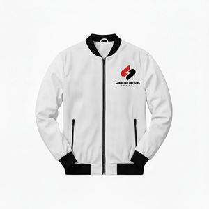 Blouson Bomber Homme en Cuir PU Personnalisé – Veste Décontractée Zippée Style Bomber – Vente en Gros - Product Image 1