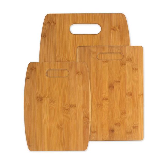 Durable Wooden Kitchen Cutting Board Chopping Block Rectangle Shape 2.0cm Thick Dishwasher Safe Multifunction Food Preparation