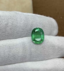 Zambia Emerald <b>Cushion</b> Cut Green Faceted Loose Gemstone for Jewelry Making Bulk Supply - Product Image 4