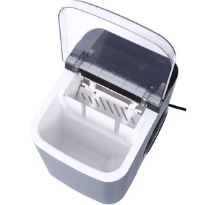 Macchina per il ghiaccio portatile da banco, autopulente, 9 cubetti in 6 minuti, 12 kg al giorno, con cestello e paletta - Product Image 4