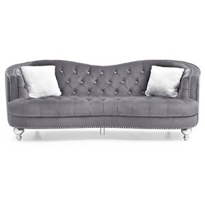 Divano per Soggiorno Glory Furniture Jewel G755 S Grigio - Product Image 2