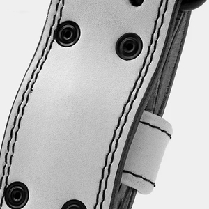 เข็มขัดยกน้ำหนักหนังแท้แบบปรับได้ตามความต้องการสูง / เข็มขัดยกน้ำหนักหนังวัวแท้ขนาด 4 นิ้ว รุ่นใหม่ - Product Image 2