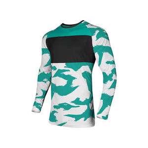 Jersey de Ciclismo de Montaña para Hombre, Personalizable con Impresión Digital, Transpirable, Ligero, 140GSM, 100% Poliéster, Manga Larga, Kit de Carreras Personalizado para Equipo - Product Image 5