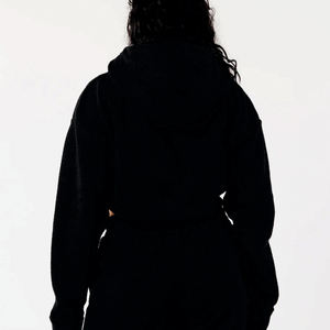 Sudadera con Capucha Personalizada con Logotipo para Mujer, Sudadera Deportiva, Sudadera Corta Informal para Mujer, Conjunto de Sudadera Corta Informal para Mujer - Product Image 4