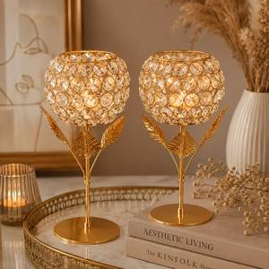 Round <b>Red</b> Berry <b>Candle</b> Holder for Christmas Home Decoration Durable Design - Product Image 5