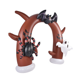 Arco de árbol inflable de Halloween a precio de fábrica con araña fantasma blanca corta y murciélago decoraciones de Halloween al aire libre - Product Image 4