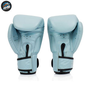 Meilleur fournisseur de gants de boxe en cuir de qualité supérieure avec fermeture auto-agrippante respirante pour l'entraînement au sac de frappe - Product Image 3