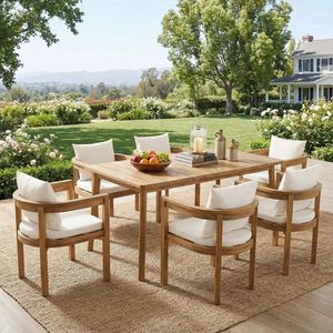 Ensemble de meubles de patio en teck pour extérieur, fabriqué en Indonésie WT1003 - Product Image 1